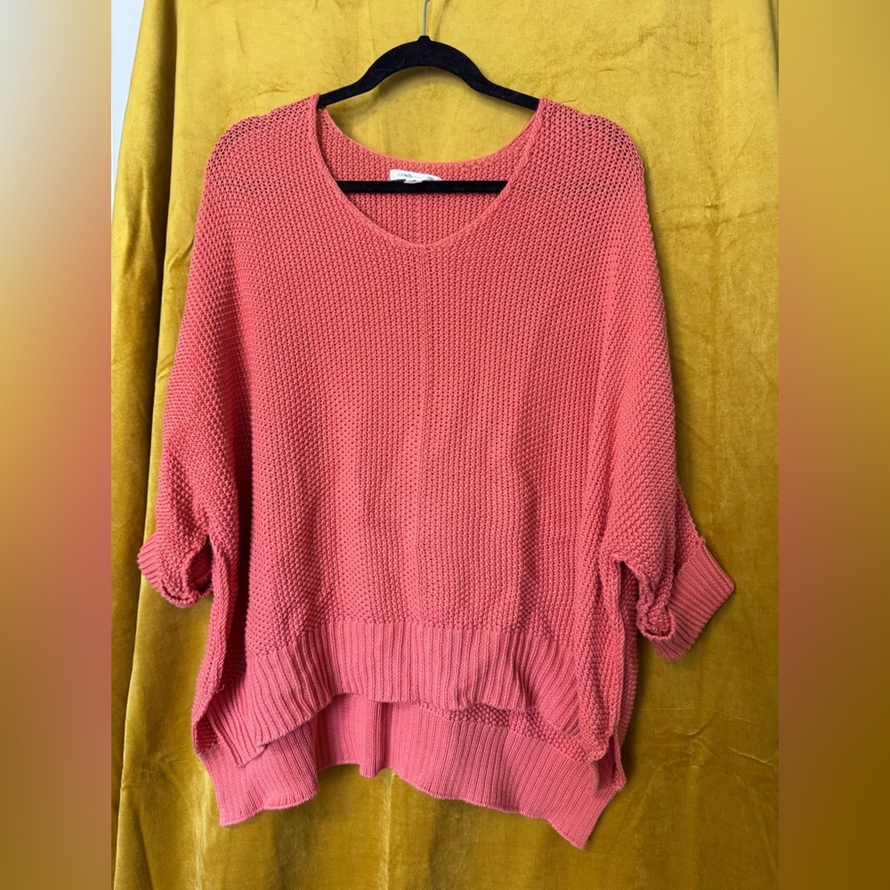 JohnPaulRichard Women's Pink Crew Neck Sweater